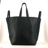 Balenciaga Bazar shopper shopping bag in khaki leather - 360 thumbnail