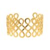 Open Zolotas Princesses of the Mediterranean cuff bracelet in silver and gold plated - 00pp thumbnail