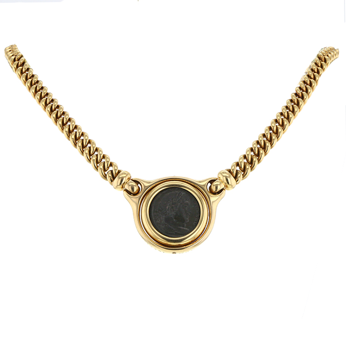Collana Bulgari Monete in oro giallo e bronzo - Detail D2