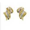 Vintage pendants earrings in yellow gold,  diamonds and lapis-lazuli - Detail D2 thumbnail