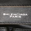 Shopping bag Balenciaga Papier A4 modello grande in pelle verniciata nera effetto invecchiato - Detail D3 thumbnail