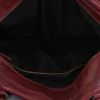 Bolso para llevar al hombro o en la mano Balenciaga Twiggy en cuero color burdeos - Detail D3 thumbnail