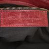 Sac porté épaule ou main Balenciaga Twiggy en cuir bordeaux - Detail D4 thumbnail