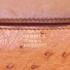 Hermes Constance handbag in gold ostrich leather - Detail D4 thumbnail