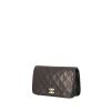 Chanel Mademoiselle pouch in black quilted leather - 00pp thumbnail