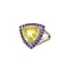 Mauboussin Tellement subtile pour toi ring in white gold,  amethyst and diamonds and in quartz - 00pp thumbnail