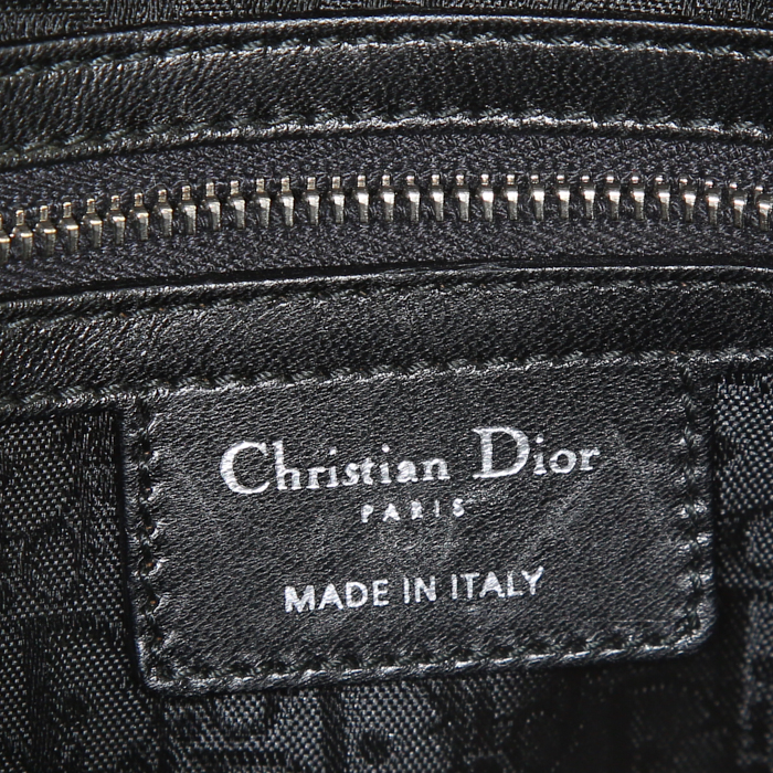 Sac Dior Lady Dior en cuir cannage noir - Detail D4