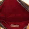 Louis Vuitton Croissant handbag in brown monogram canvas and natural leather - Detail D2 thumbnail