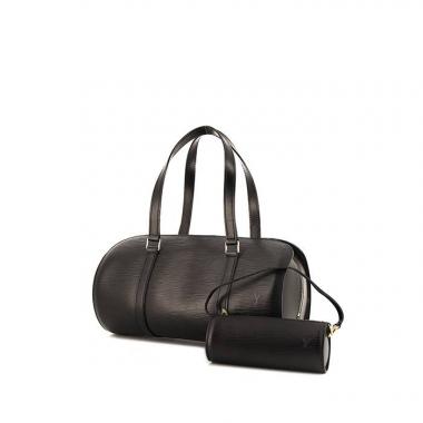 Bolso de mano Louis Vuitton Soufflot en cuero Epi negro