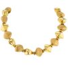 Vintage 1990's necklace in yellow gold and cornelian - 00pp thumbnail