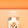 Hermes Kelly 25 cm bag in orange Abricot epsom leather - Detail D4 thumbnail