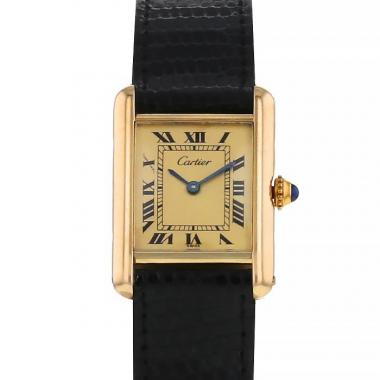 Orologio Cartier Tank in oro giallo Circa  1990