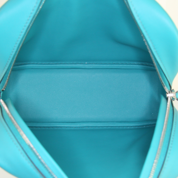 Sac à main Hermès Mini Plume en cuir Swift - Detail D3