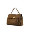 Yves Saint Laurent Muse Two large model handbag in brown leather and brown canvas - 00pp thumbnail