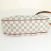 Louis Vuitton Siracusa shoulder bag in azur damier canvas and natural leather - Detail D4 thumbnail