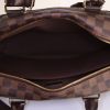 Louis Vuitton Icare briefcase in ebene damier canvas and brown leather - Detail D3 thumbnail