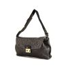 Louis Vuitton Motard handbag in anthracite grey monogram patent leather - 00pp thumbnail
