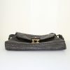 Louis Vuitton Motard handbag in anthracite grey monogram patent leather - Detail D4 thumbnail