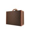 Louis Vuitton President suitcase in monogram canvas and brown lozine (vulcanised fibre) - 00pp thumbnail
