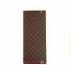 Louis Vuitton President suitcase in monogram canvas and brown lozine (vulcanised fibre) - Detail D4 thumbnail