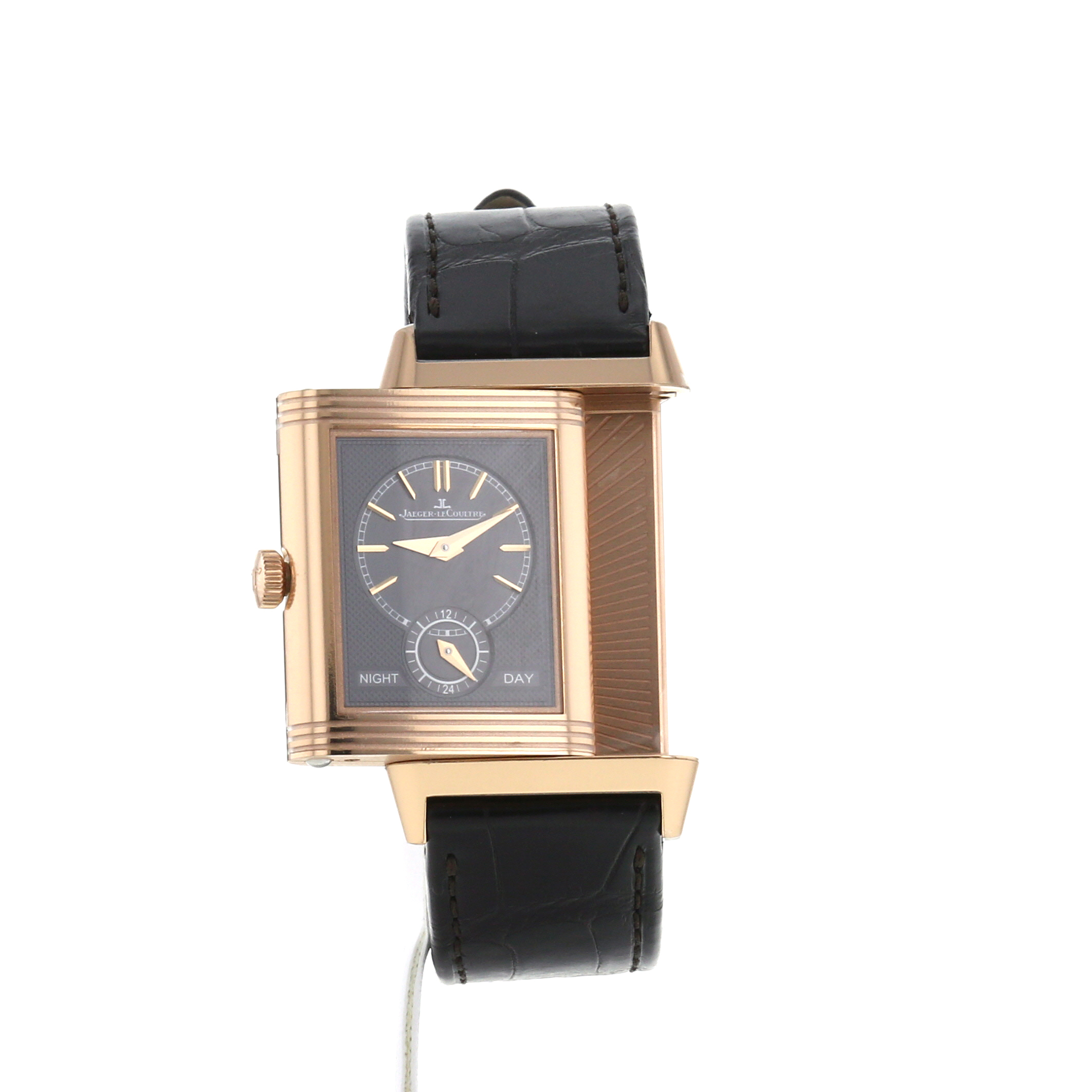 Jaeger-LeCoultre Reverso-Duoface watch in pink gold Ref:  213.2.D4 Circa  2010 - Detail D1
