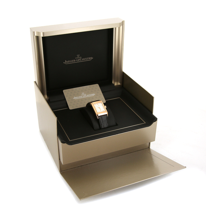 Jaeger-LeCoultre Reverso-Duoface watch in pink gold Ref:  213.2.D4 Circa  2010 - Detail D3
