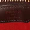 Louis Vuitton Bergamo bag in ebene damier canvas and brown leather - Detail D4 thumbnail