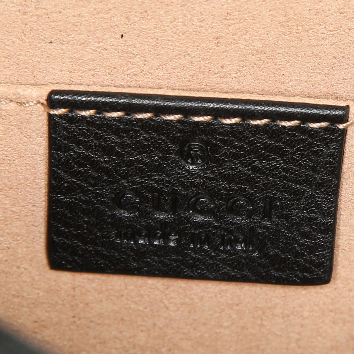 Bolso Gucci en cuero negro - Detail D3