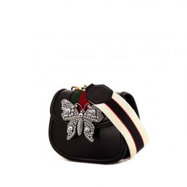 Bolso Gucci en cuero negro