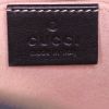 Pochette-cintura Gucci GG Marmont in pelle trapuntata nera e bianca con motivo a farfalla - Detail D3 thumbnail