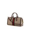 Gucci Ophidia medium model bag in beige monogram canvas and brown leather - 00pp thumbnail