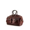 Dior Détective handbag in brown leather and brown crocodile - 00pp thumbnail