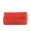Bottega Veneta Veneta handbag in red intrecciato leather - 360 Front thumbnail