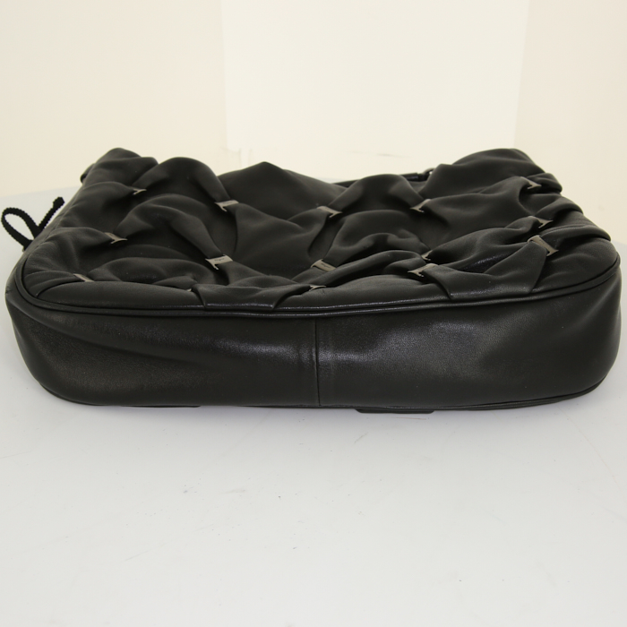 Borsa Salvatore Ferragamo Vara in pelle nera - Detail D4