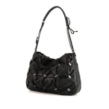 Bolso de mano Salvatore Ferragamo Vara en cuero negro