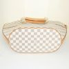 Louis Vuitton Pampelonne large model shopping bag in azur damier canvas and natural leather - Detail D4 thumbnail