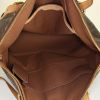 Louis Vuitton Palermo large model handbag in brown monogram canvas and natural leather - Detail D3 thumbnail