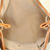 Bolso de mano Louis Vuitton Galliera modelo mediano en lona Monogram marrón y cuero natural - Detail D2 thumbnail