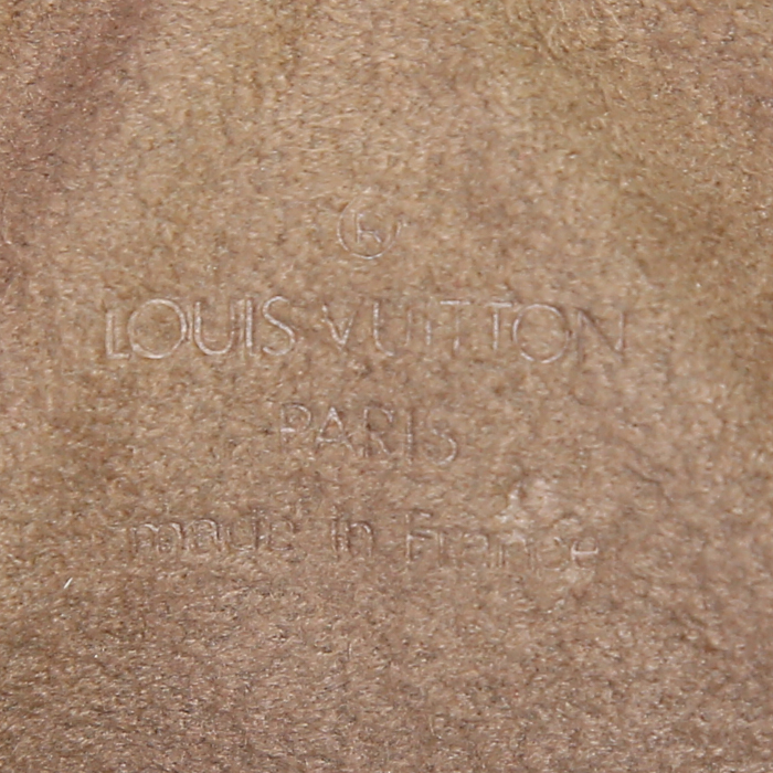 Borsa Louis Vuitton Nano Speedy in tela monogram multicolore e pelle naturale - Detail D3