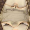 Borsa Louis Vuitton Deauville in tela monogram marrone e pelle naturale - Detail D2 thumbnail