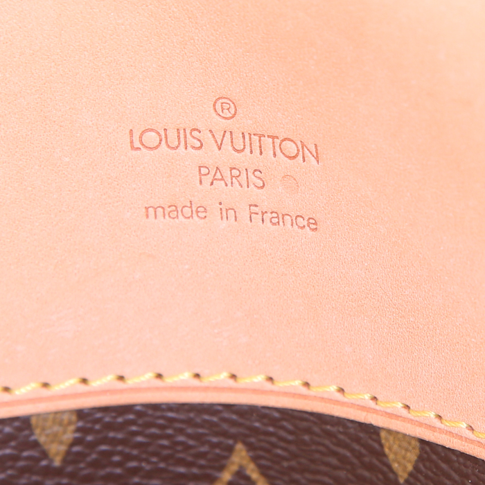 Sac de voyage Louis Vuitton Alize en toile monogram enduite marron - Detail D4