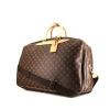 Louis Vuitton Alize travel bag in brown monogram canvas and natural leather - 00pp thumbnail
