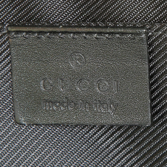 Bolsito de mano Gucci en lona Monogram negra - Detail D3