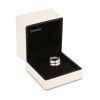 Flexible Chanel Ultra large model ring in white gold and ceramic - Detail D2 thumbnail