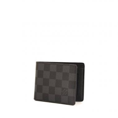Portefeuille Louis Vuitton en toile damier graphite