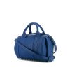 Alexander Wang Rocco handbag in electric blue grained leather - 00pp thumbnail