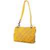 Bottega Veneta handbag in yellow and beige bicolor intrecciato leather - 00pp thumbnail