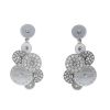 Bulgari Cyclades pendants earrings in white gold and diamonds - 00pp thumbnail