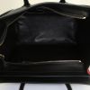 Celine Luggage medium model handbag in light blue and red foal and black leather - Detail D2 thumbnail