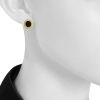 Bulgari Bulgari Bulgari earrings in yellow gold and onyx - Detail D1 thumbnail